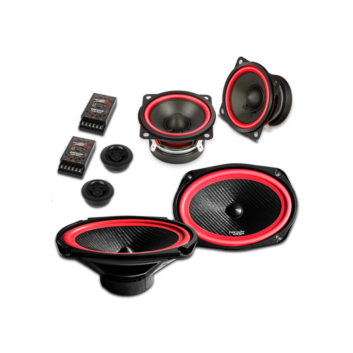 Cerwin Vega V6925C 6 x 9 in. Vega 2025 Edition 3-Way Component Speaker System