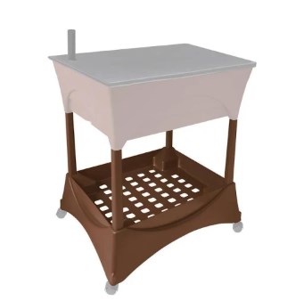 Picture of Emsco 2401 Turns Patio Picker into Raised Bed Garden Stand Accessory Kit - Includes Legs & Casters