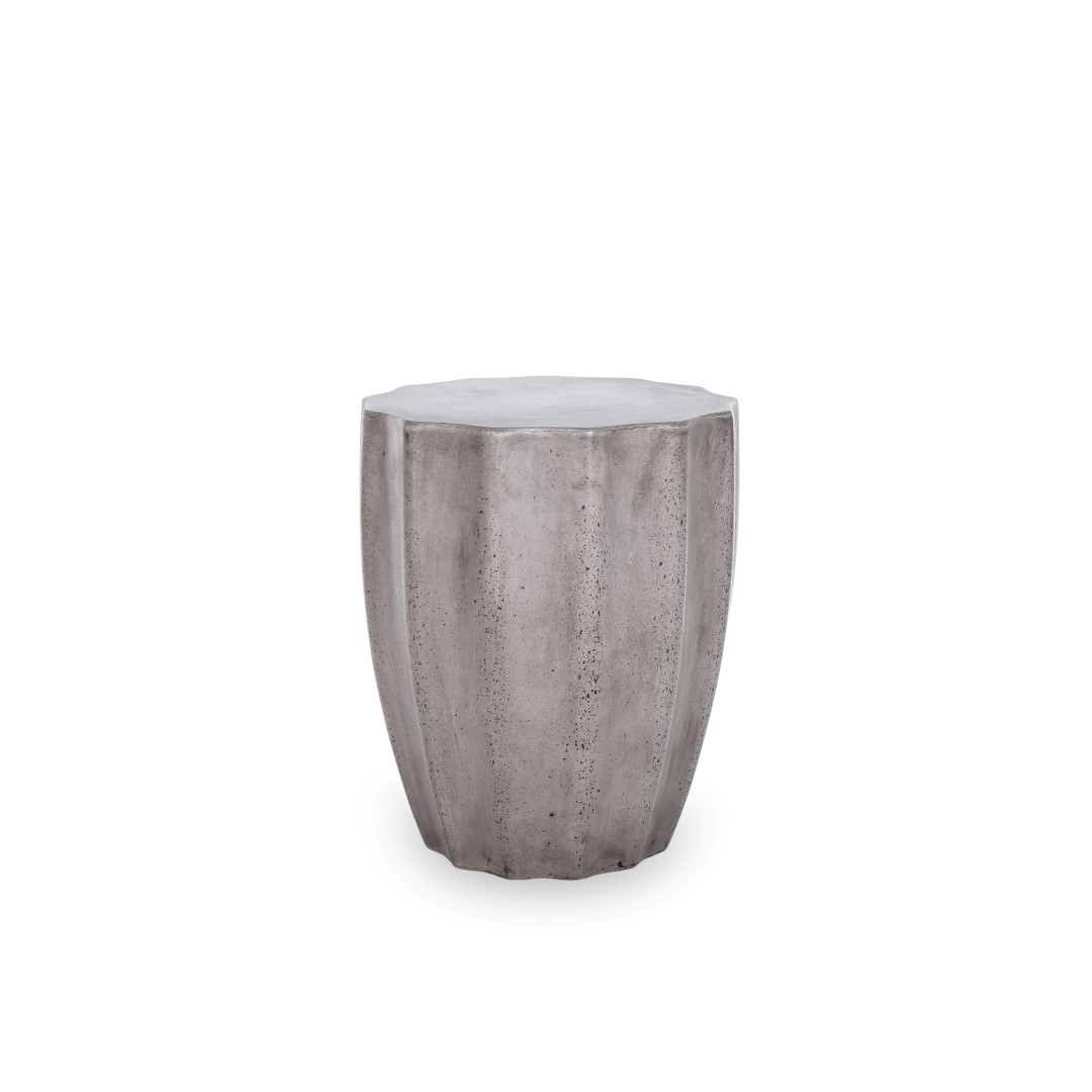 Picture of Moes Home Collection BQ-1006-25 18 x 15.5 x 15.5 in. Lucius Fiberstone Stool