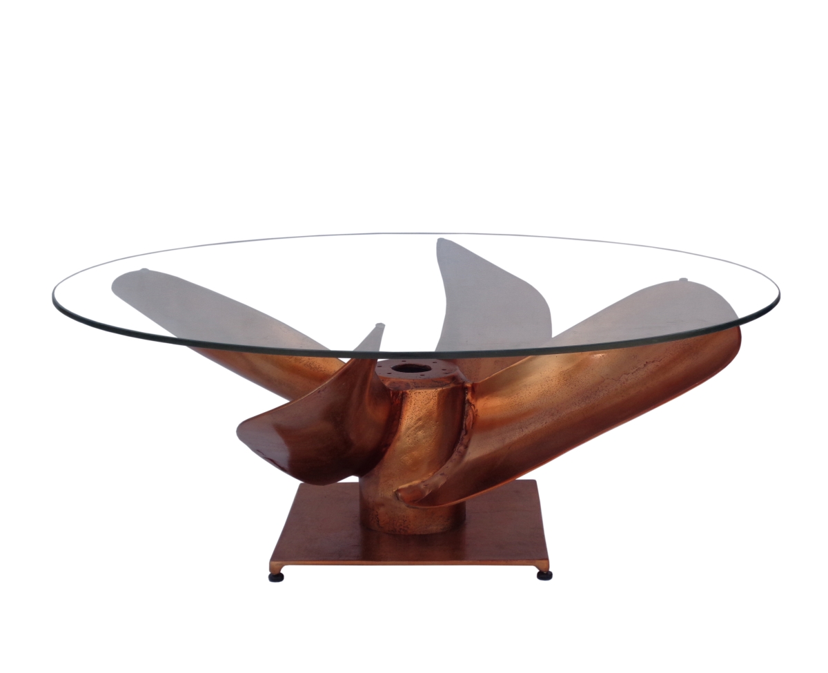 FI-1062-42 Archimedes Coffee Table, Copper