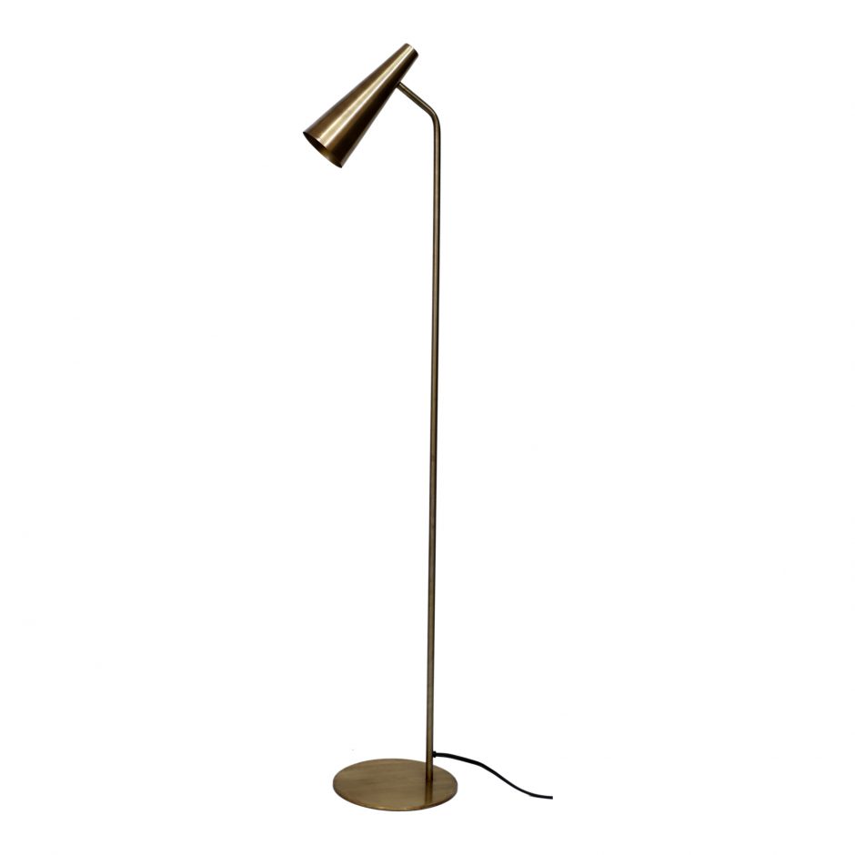 Picture of Moes Home Collection OD-1007-51 Trumpet Floor Lamp, Anitque Brass - 49 x 10.5 x 10.5 in.