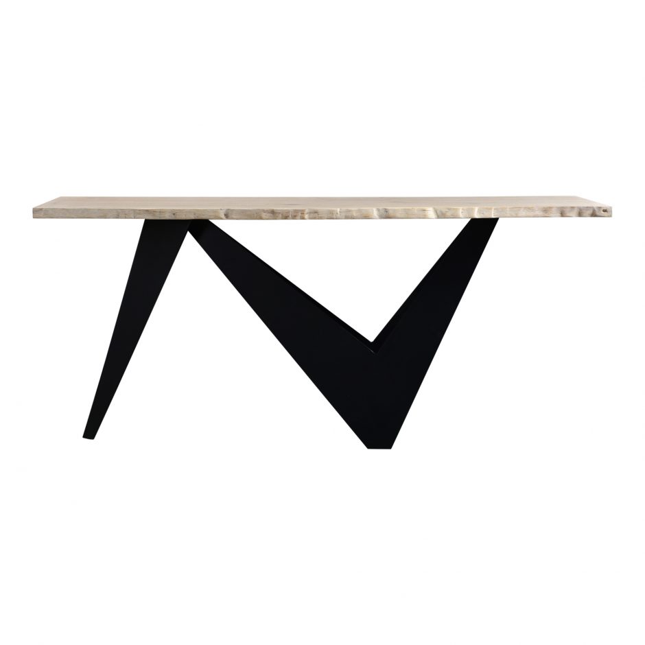 VE-1069-24 Bird Console Table, Natural - 30 x 68 x 18 in.