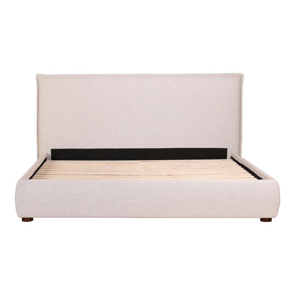 RN-1129-40 45.5 x 70 x 88.5 in. Luzon Queen Bed, Light Gray
