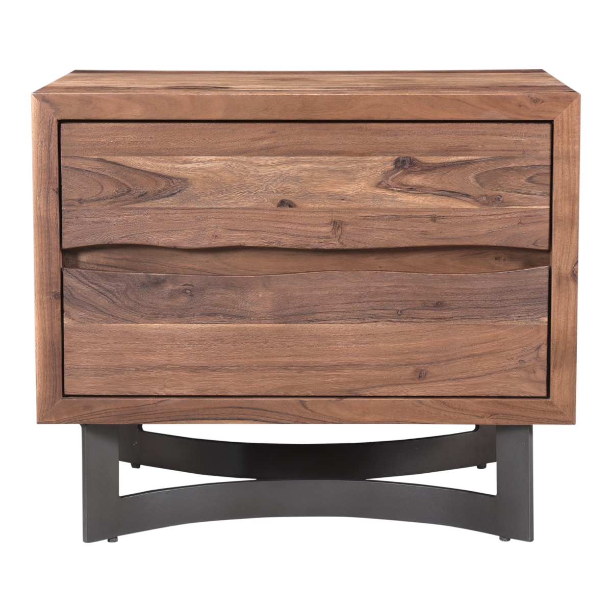 VE-1096-03 Bent Nightstand, Smoked