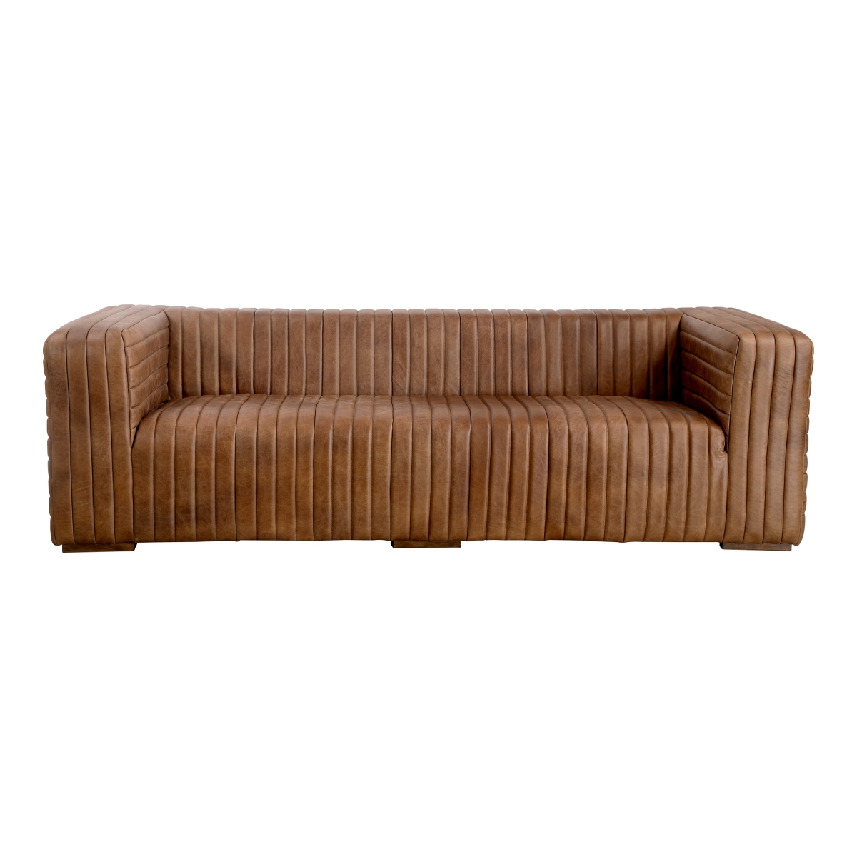 Picture of Moes Home Collection PK-1009-14 Castle Sofa&#44; Cappuccino