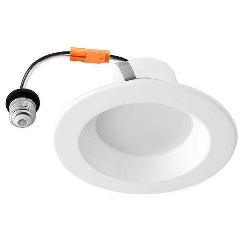 Morris Products Smart Light LED Recessed Lighting Retrofit Kits ? Bluetooth Wireless LEDs for Recessed Downlighting, Alternative to Incandescent Lights ? Energy Efficient, Smooth Bezel, 10 Watts, 4?