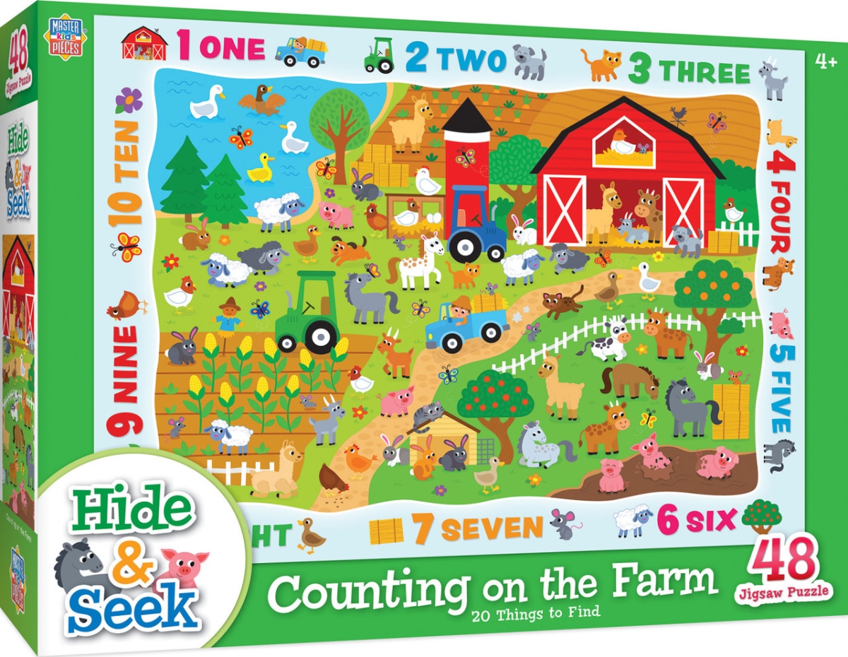 12207 Hide & Seek Counting on the Farm Puzzle