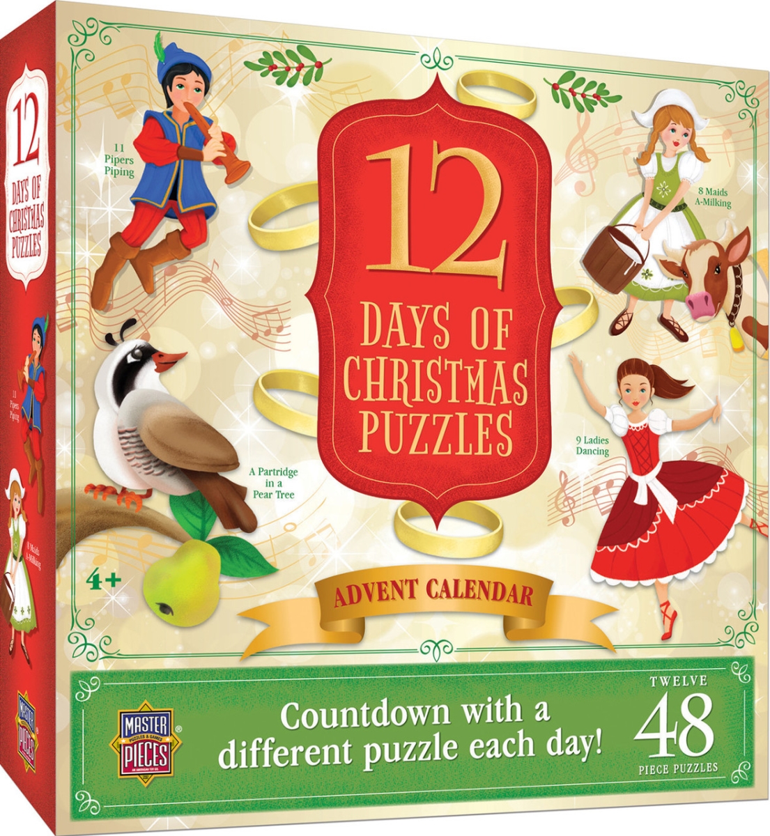 12258 12 Days of Advent Calendar Puzzles, 48 Piece