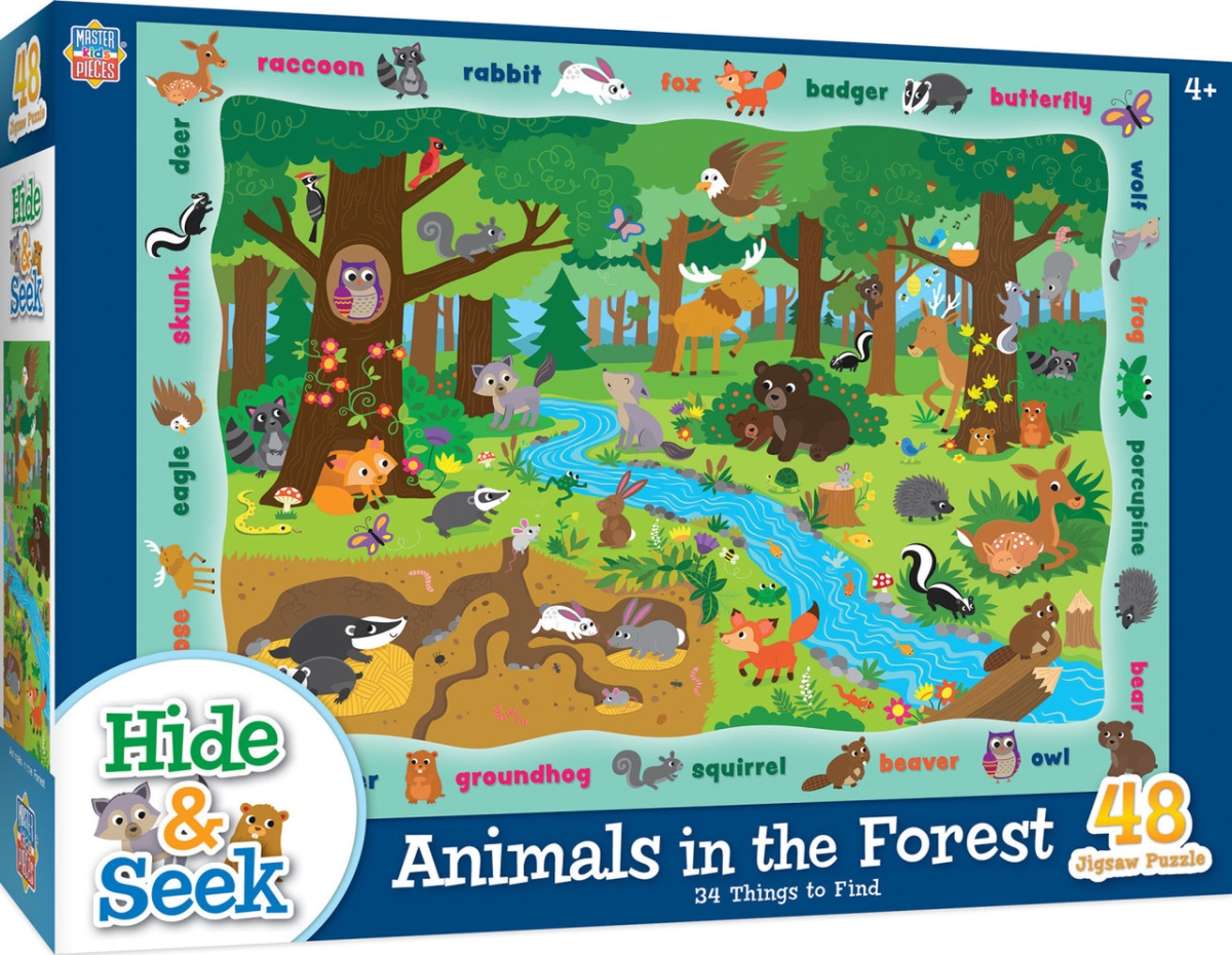 12329 Hide & Seek Animals in the Forest Puzzle