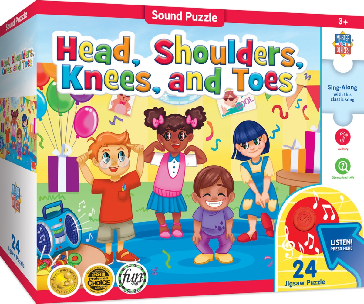 12331 Sing-A-Long Head, Shoulders - Knees & Toes Sound Puzzle - 24 Piece