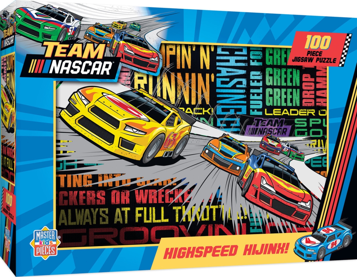 12336 NASCAR Highspeed Hijinx Puzzle, 100 Piece