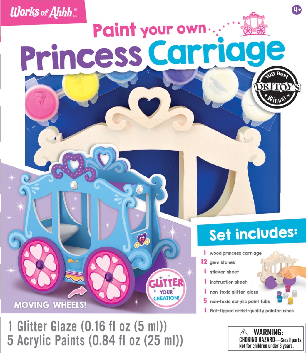 22101 Classic Wood Paint Kit - Princess Carriage