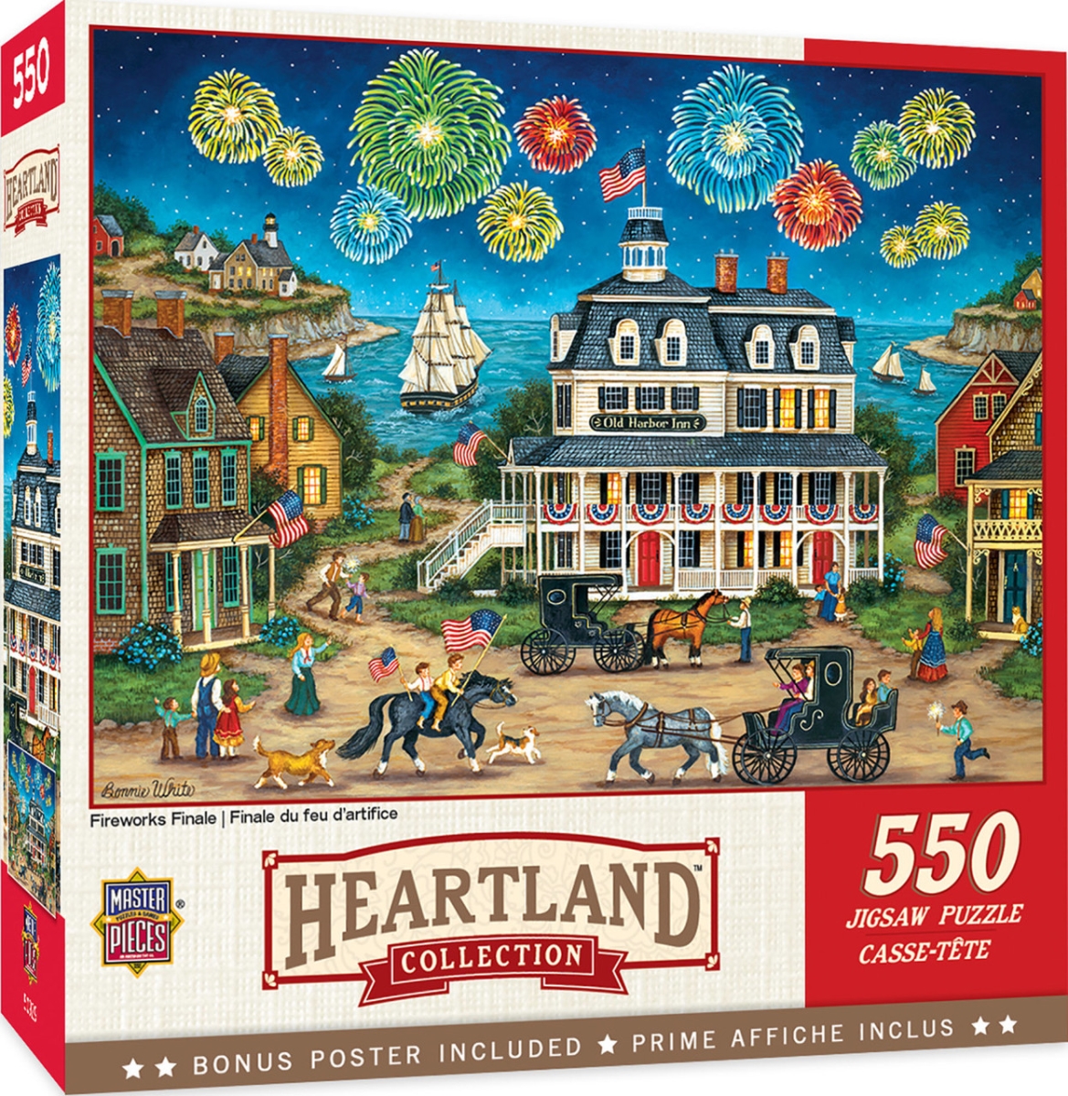 32073 Heartland Collection Fireworks Finale Puzzle, 550 Piece