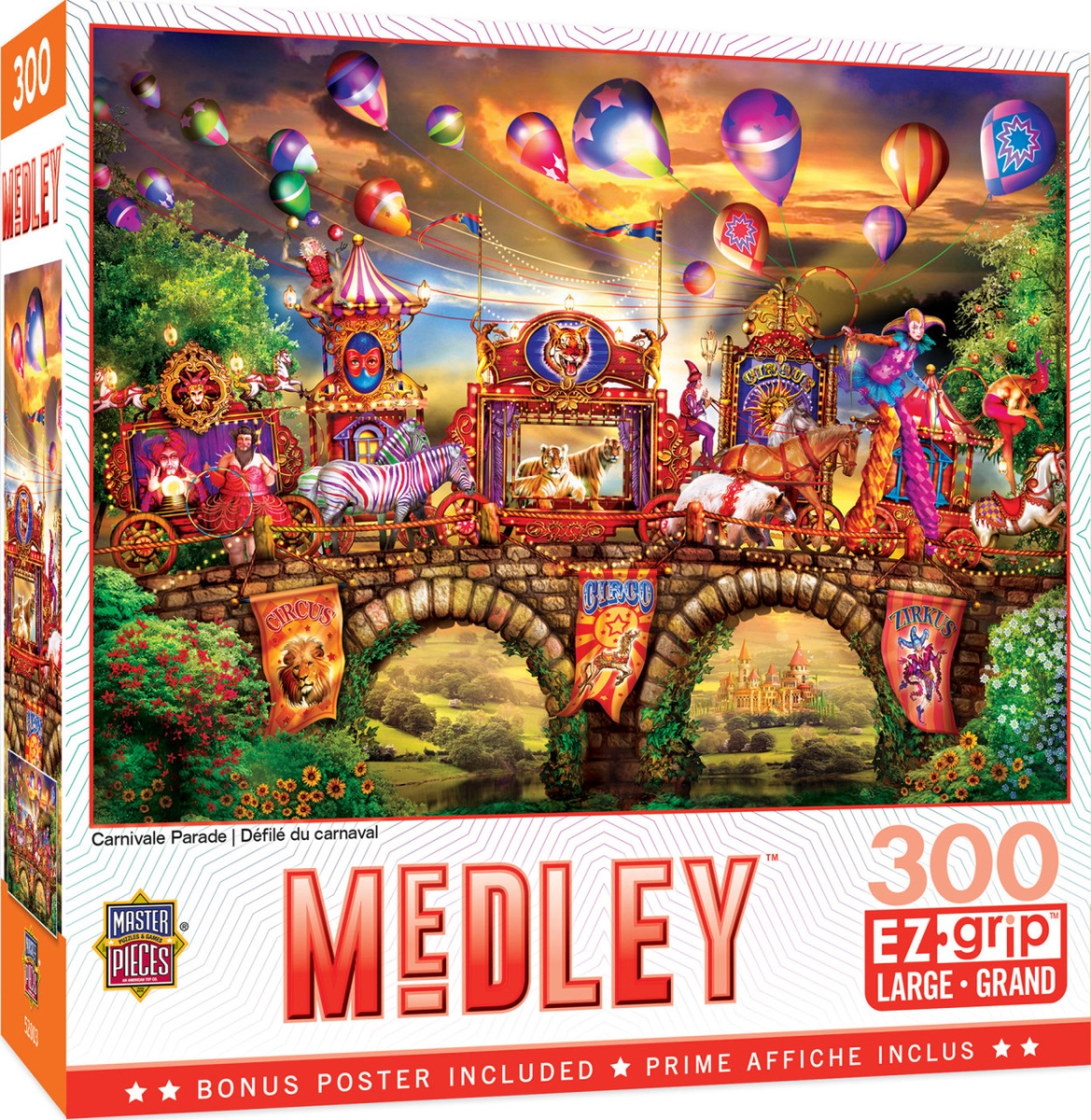 32102 Medley Carnivale Parade EzGrip Puzzle, 300 Piece