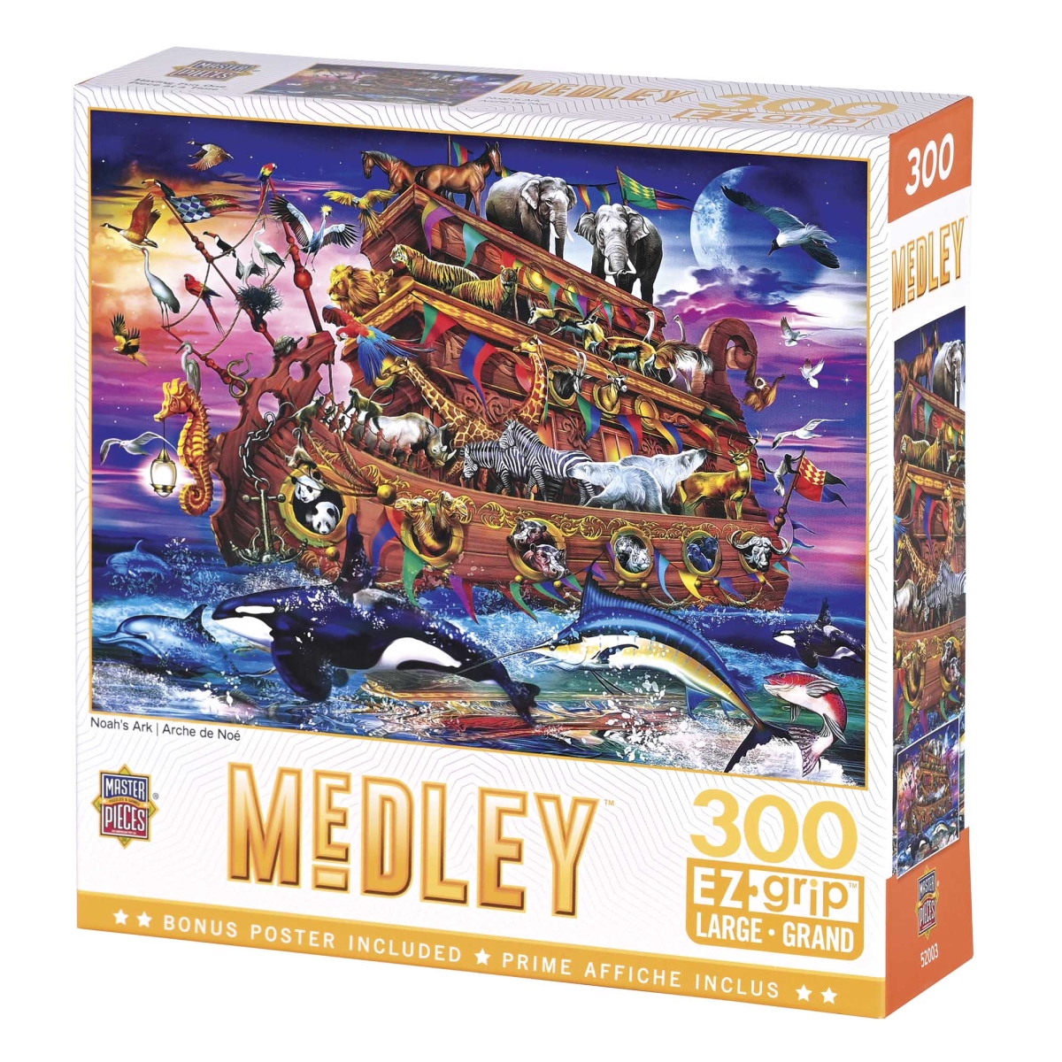 32103 Medley Noahs Ark EzGrip Puzzle, 300 Piece