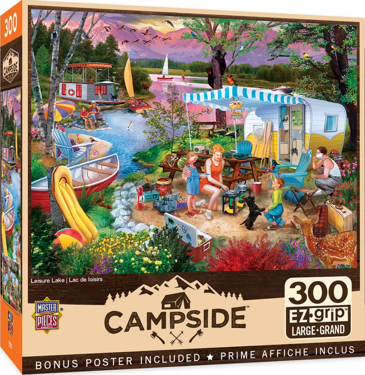 32104 Campside Leisure Lake EzGrip Puzzle, 300 Piece