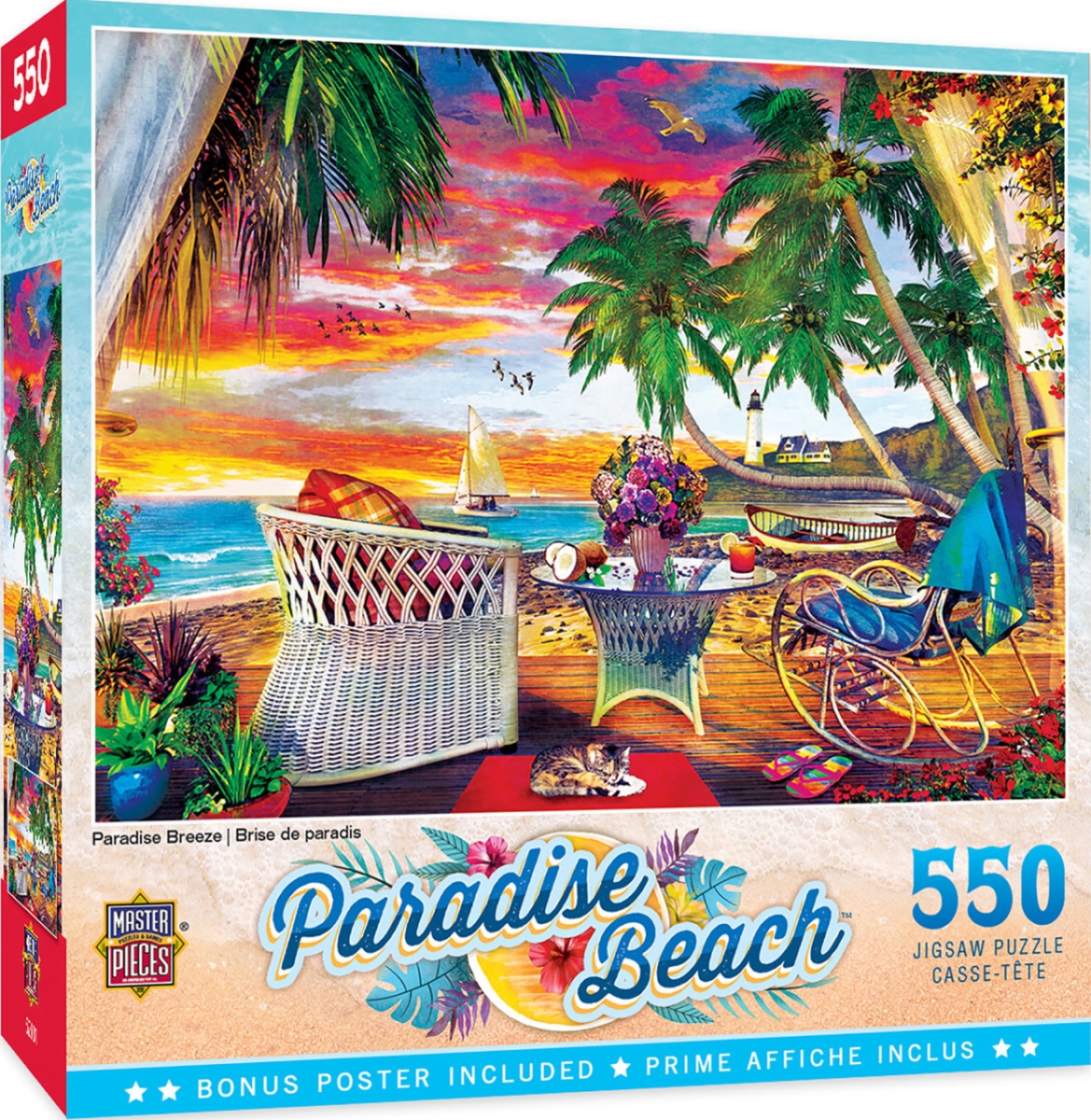 32118 Paradise Beach Paradise Breeze Puzzle, 550 Piece