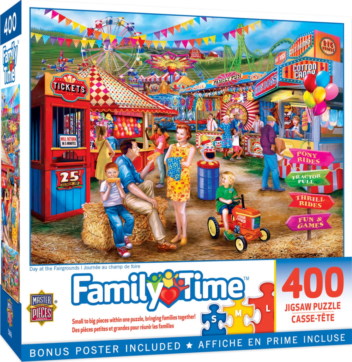 32212 Family Time Day at the Fairgrounds Puzzle, 400 Piece