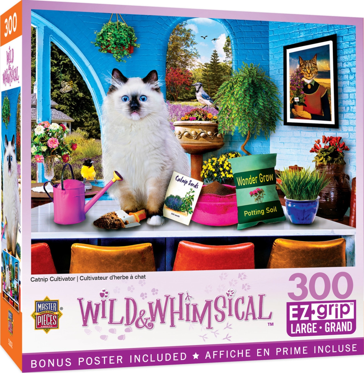 32219 Wild & Whimsical Catnip Cultivator EzGrip Puzzle, 300 Piece
