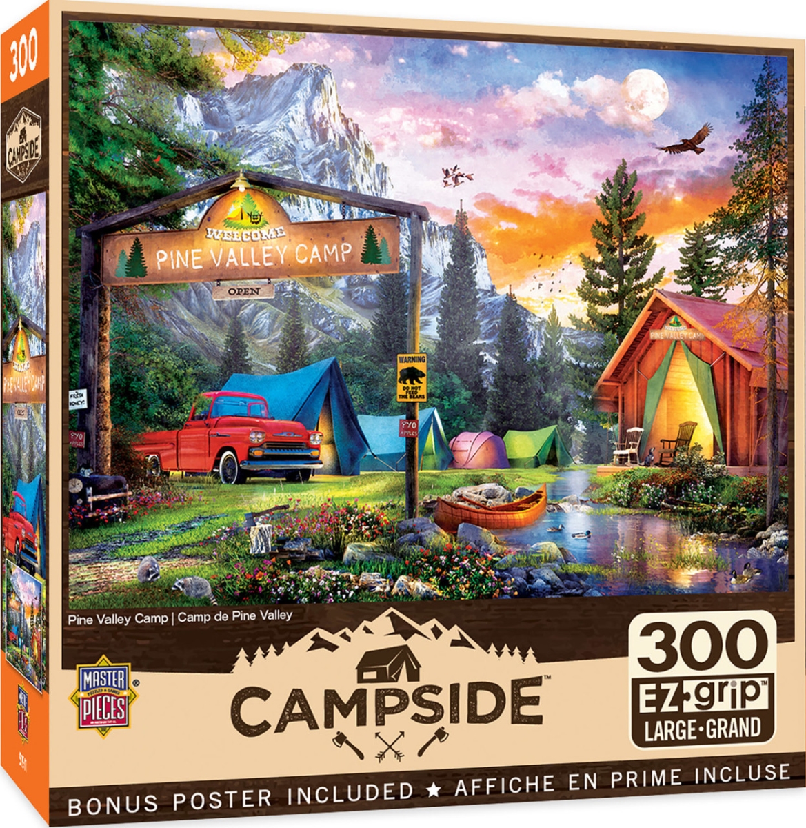 32221 Campside Pine Valley Camp EzGrip Puzzle, 300 Piece