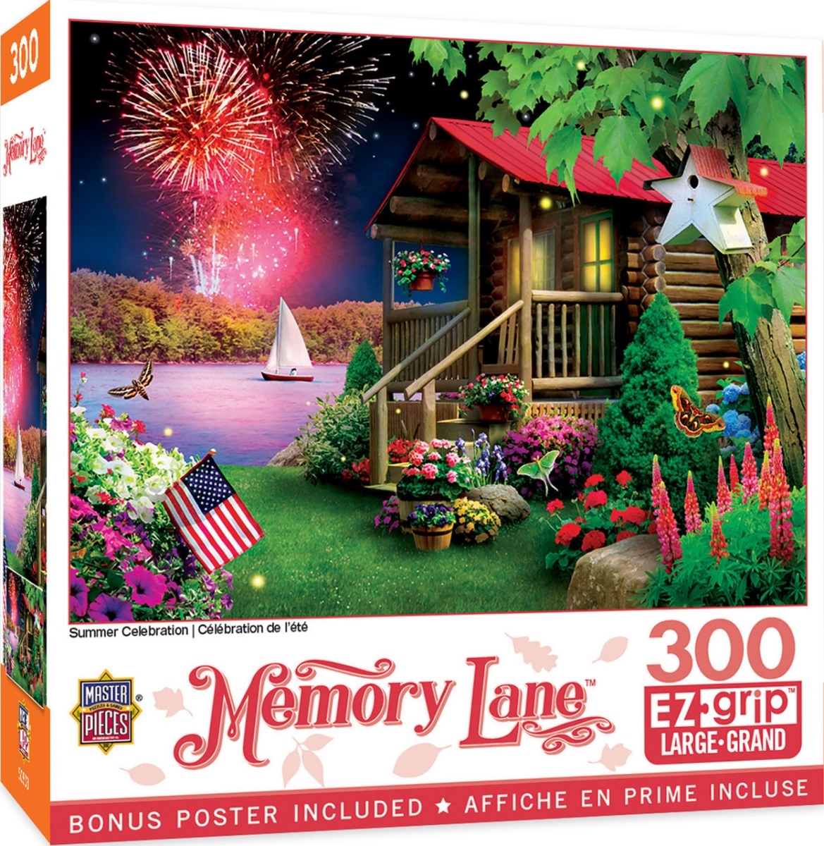 32236 Memory Lane Summer Celebration EzGrip Puzzle, 300 Piece