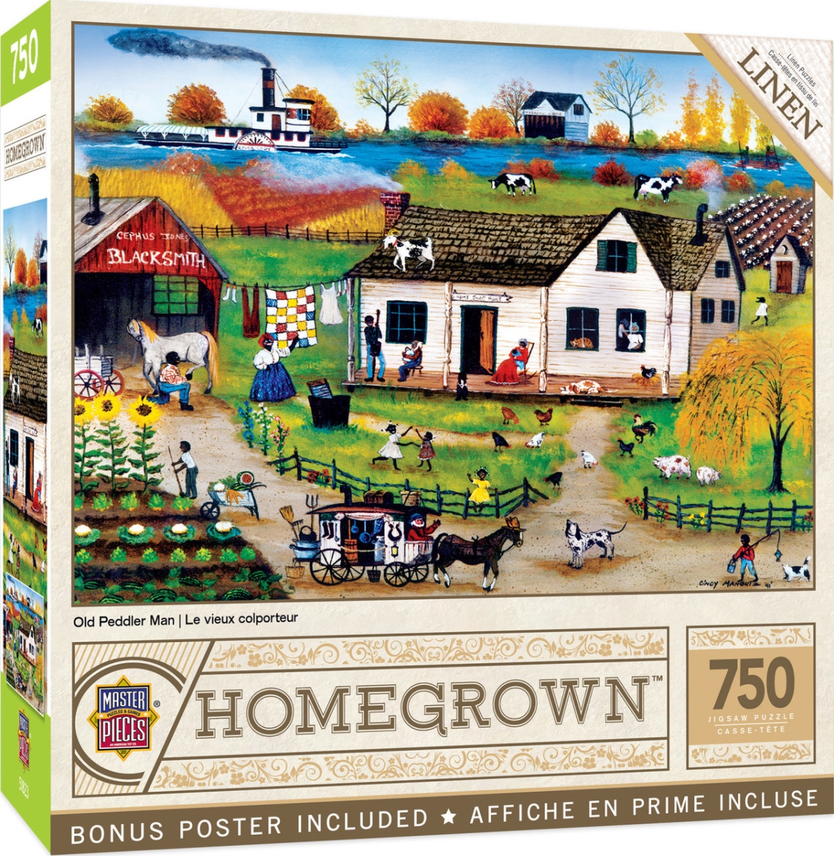 32255 Homegrown Old Peddler Man Puzzle, 750 Piece