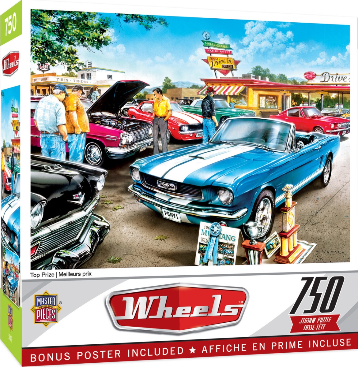 32274 Wheels Top Prize Puzzle, 750 Piece