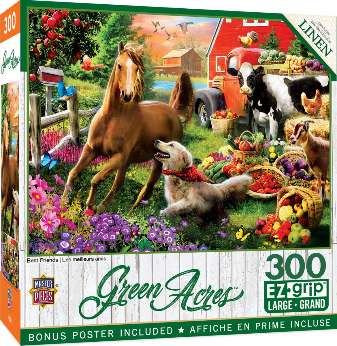 32283 Green Acres Best Friends EzGrip Puzzle, 300 Piece