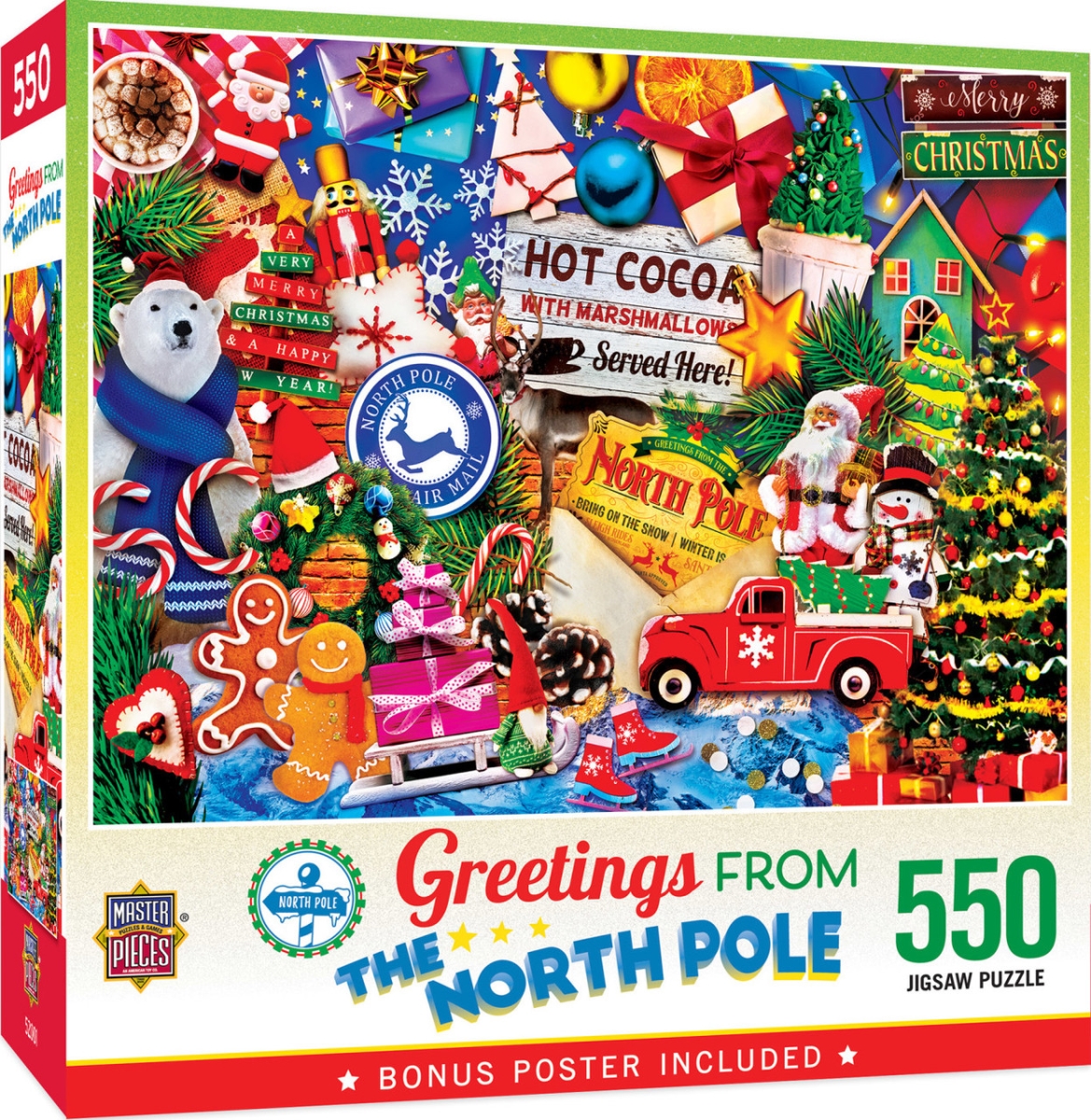32286 Holiday Greetings From the North Pole Puzzle, 500 Piece