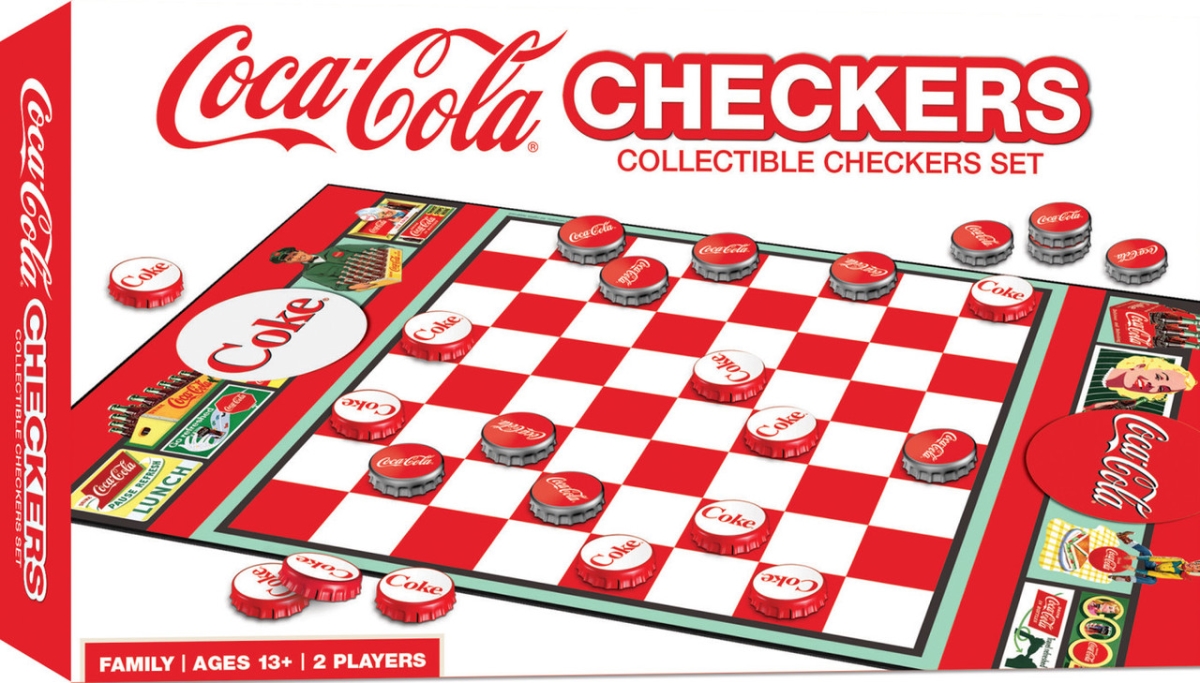 42075.01 Coca-Cola Checkers Board Game