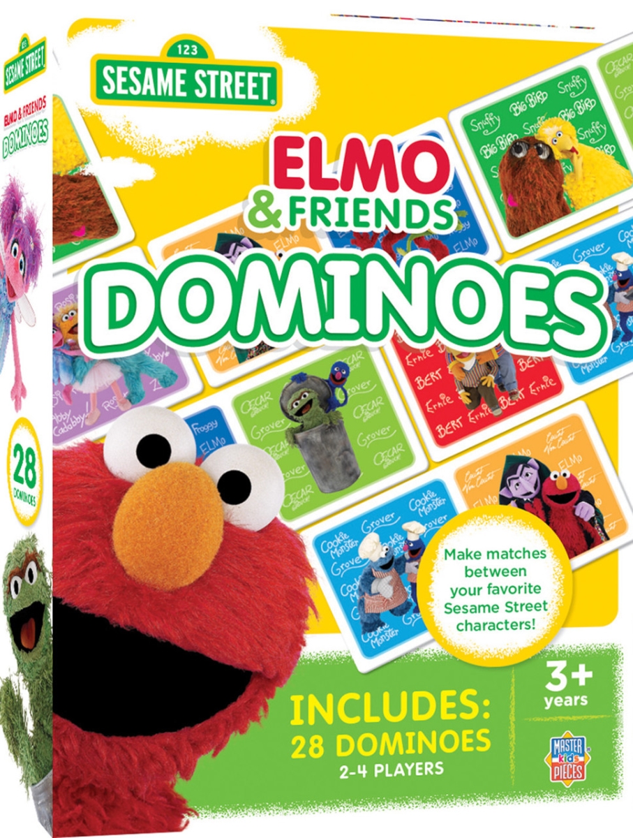 Picture of MasterPieces 42220 Sesame Street Kids Dominoes Game