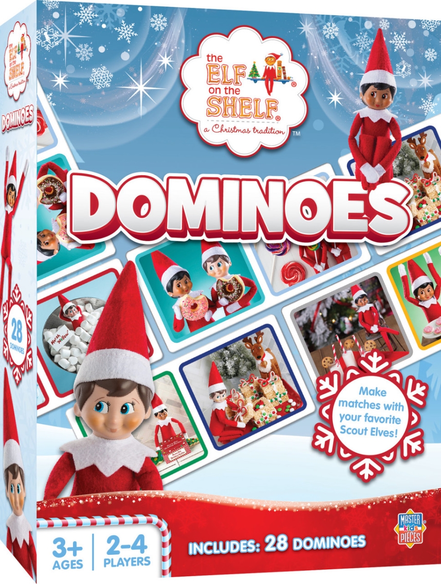 Picture of MasterPieces 42225 Elf on the Shelf Dominoes Game
