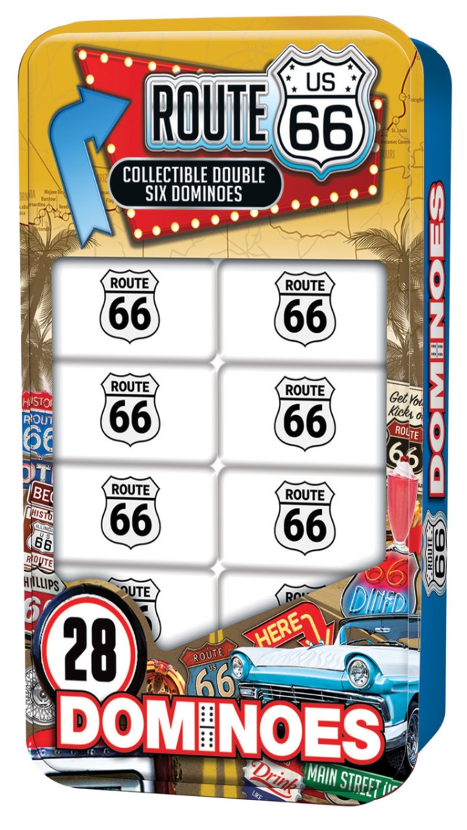 Picture of MasterPieces 42303 Route 66 Dominoes Game