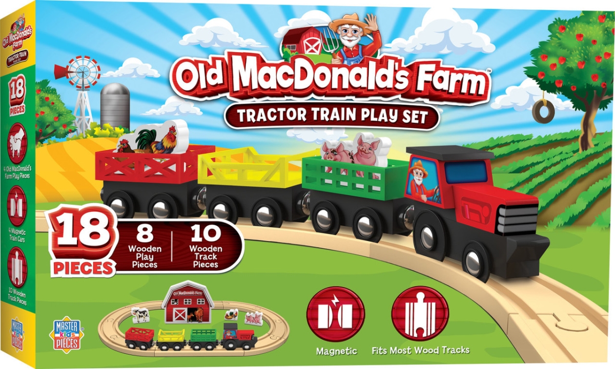 Picture of MasterPieces 42317 Old MacDonald Train Set&#44; 18 Piece