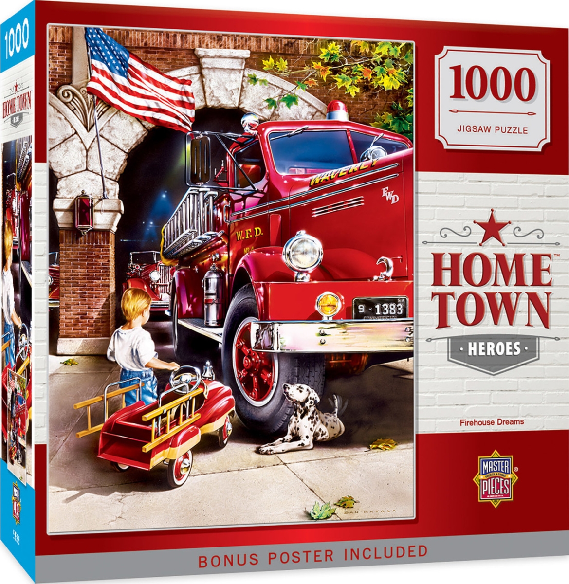 72066 Hometown Heroes Firehouse Dreams Puzzle, 1000 Piece