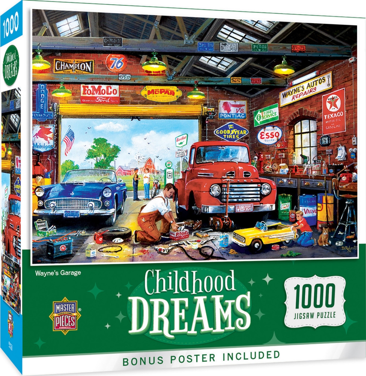 72127 Childhood Dreams Waynes Garage Puzzle, 1000 Piece