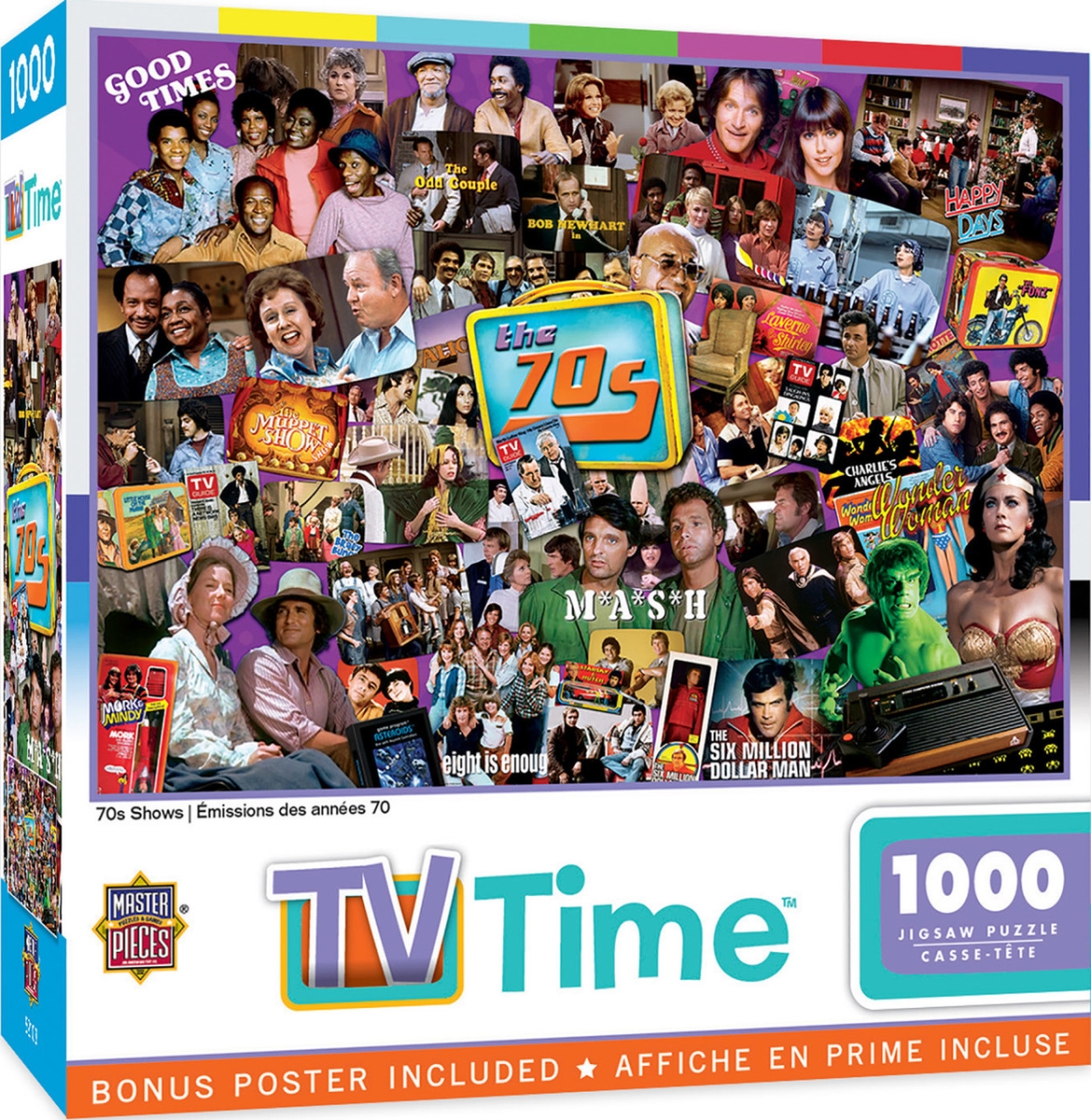 72156 TV Time 70s Shows Puzzle, 1000 Piece