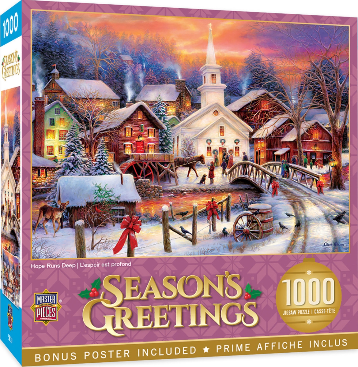 72177 Holiday Hope Runs Deep Puzzle, 1000 Piece