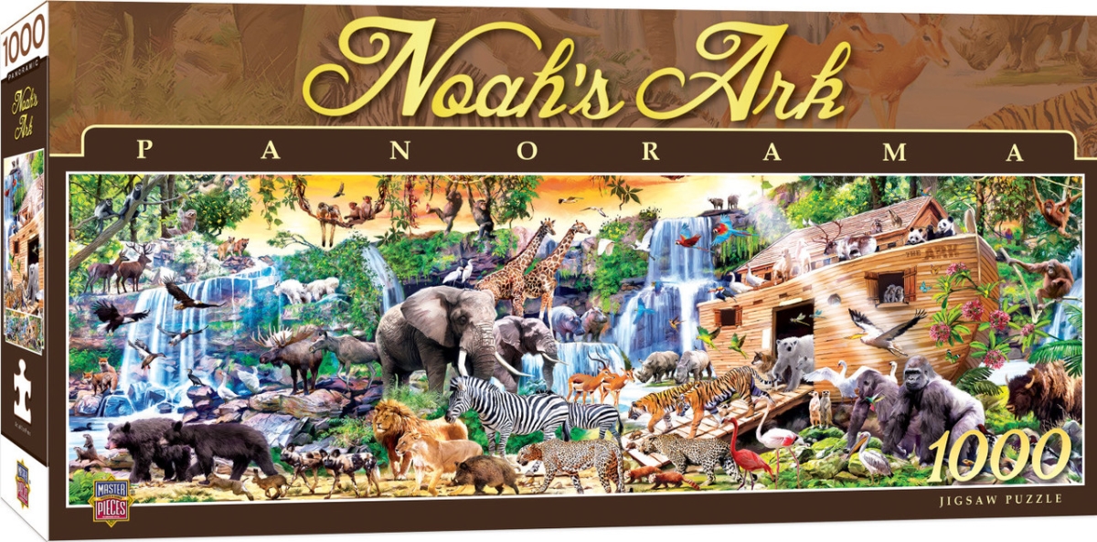 72185 Inspirational Noahs Ark Panoramic Puzzle, 1000 Piece