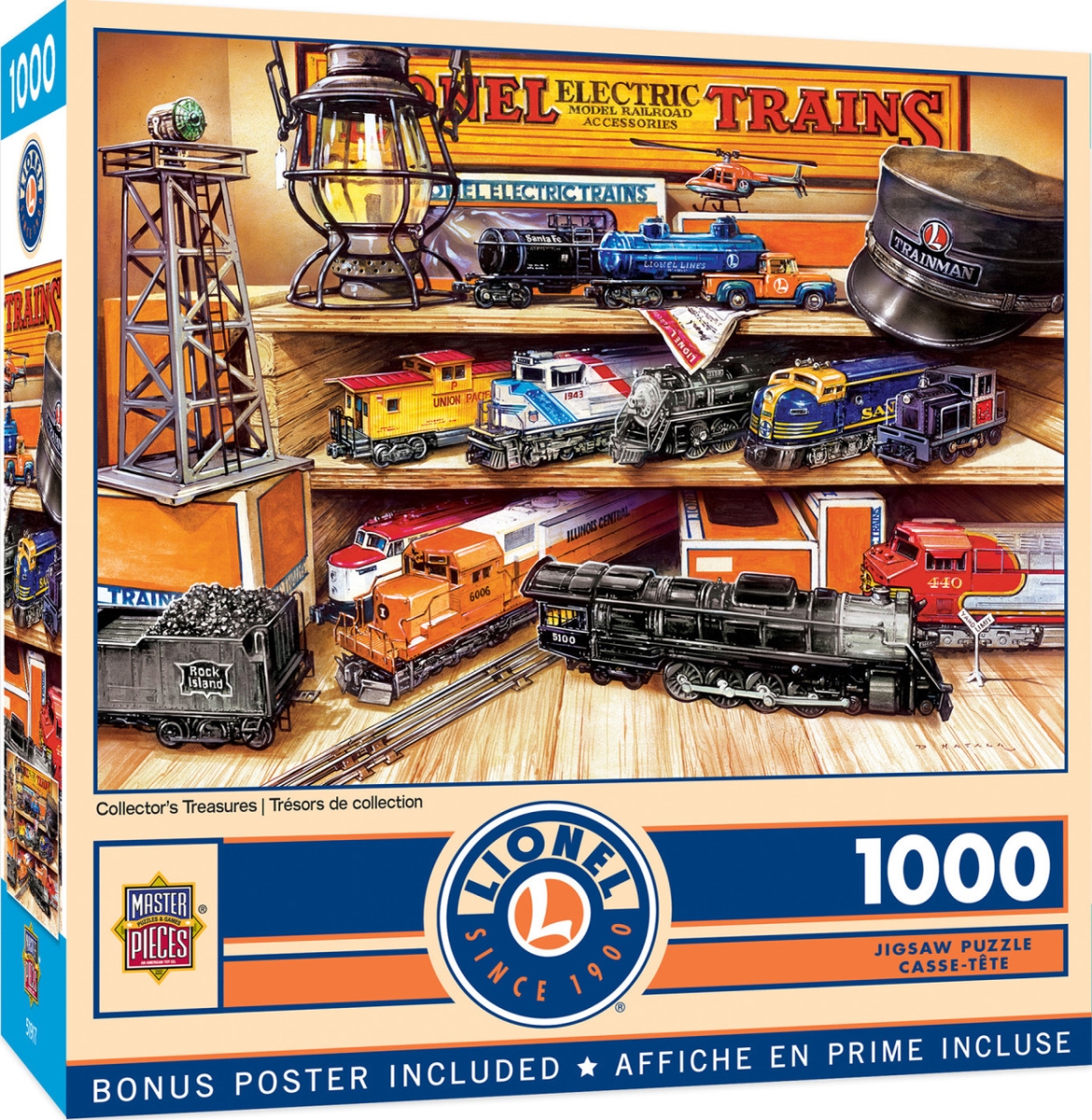 72191 Lionel Collectors Treasures Puzzle, 1000 Piece