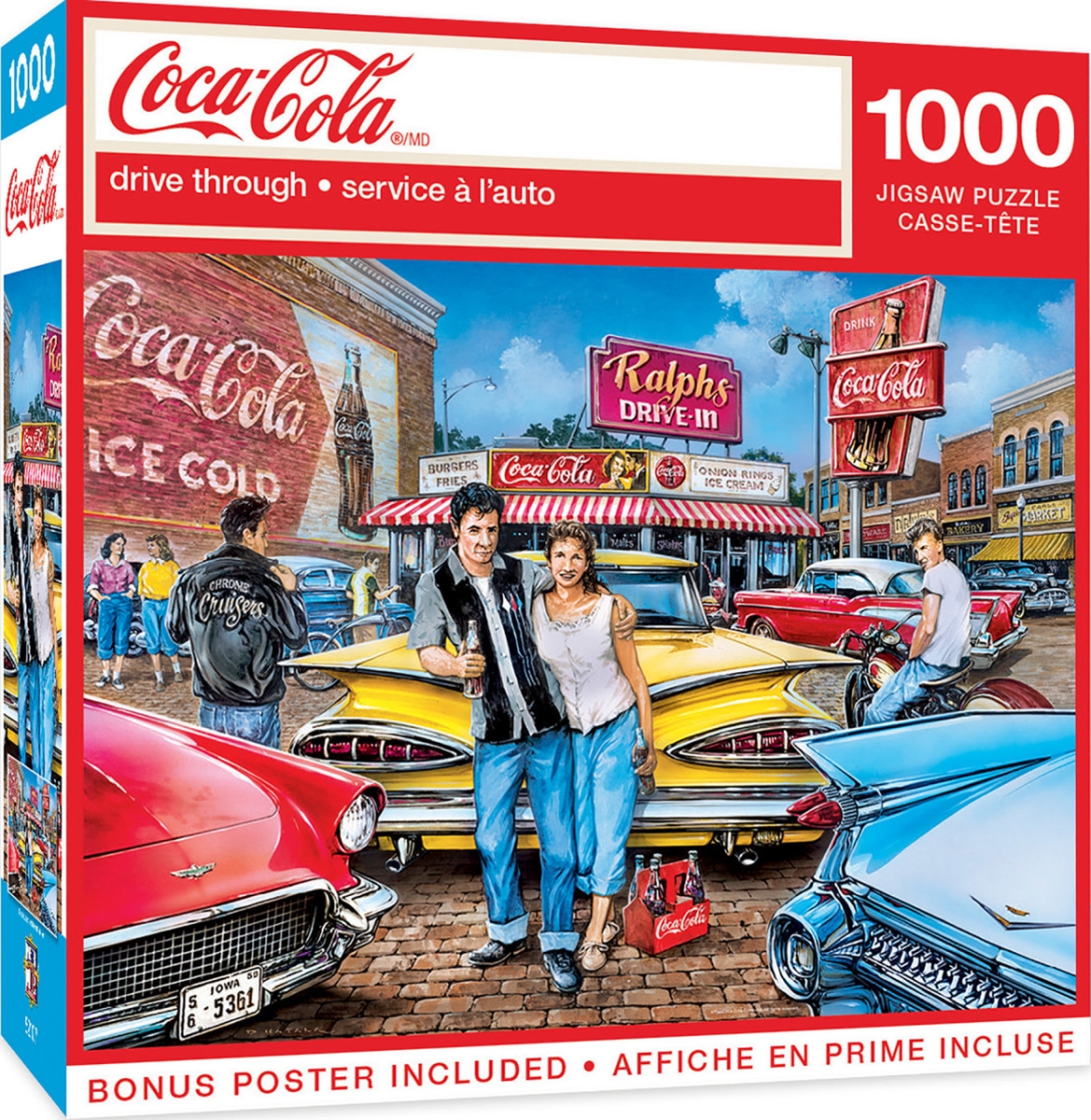 72266 Coca-Cola Drive Through Puzzle, 1000 Piece