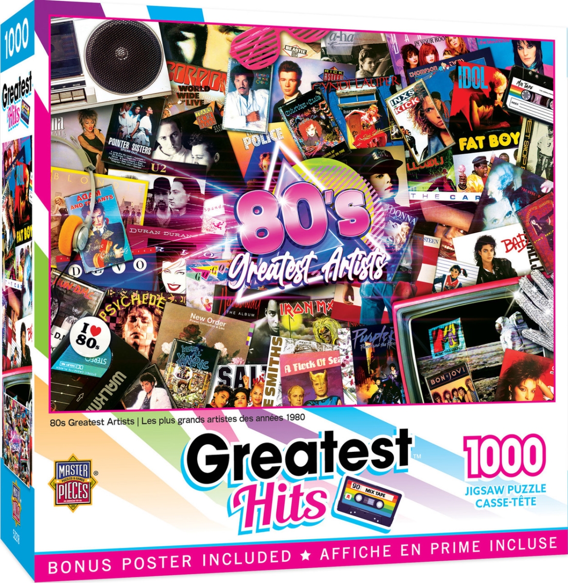 72306 Greatest Hits 80s Puzzle, 1000 Piece