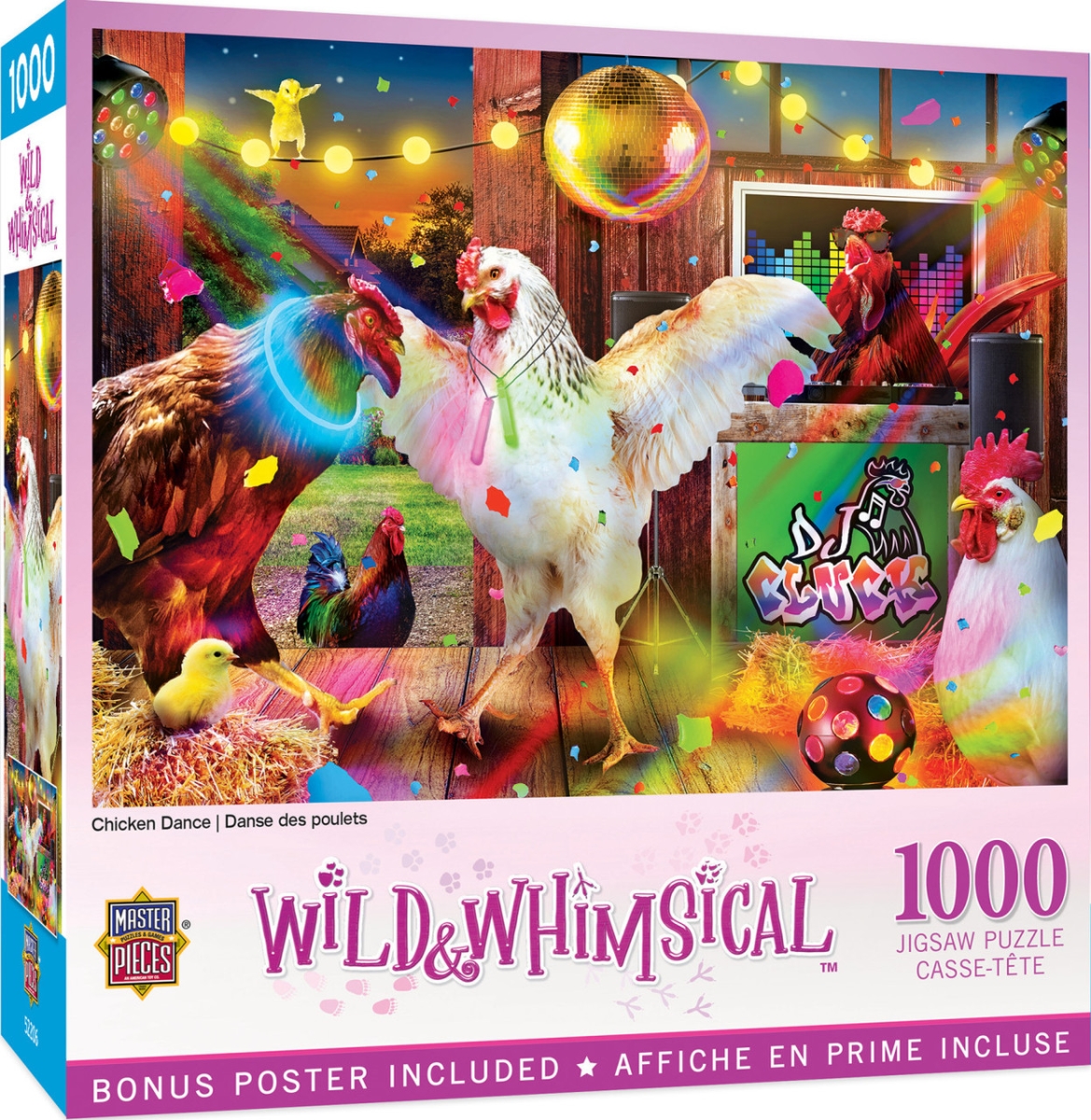 72312 Wild & Whimsical Chicken Dance Puzzle, 1000 Piece