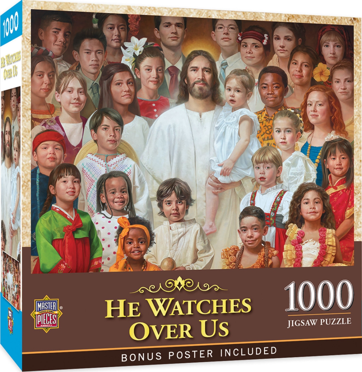 Inspirational He Watches Over Us Puzzle, 1000 Piece