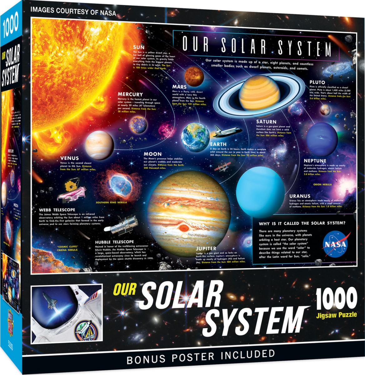 72334 NASA The Solar System Puzzle, 1000 Piece