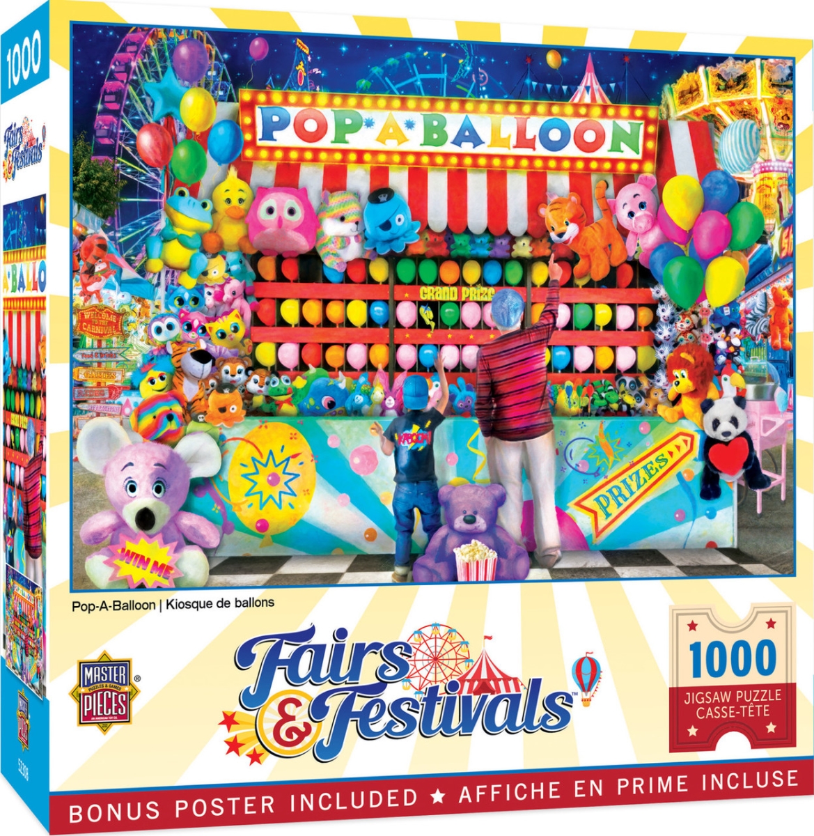 72338 Fairs & Festivals Pop-A-Balloon Puzzle, 1000 Piece
