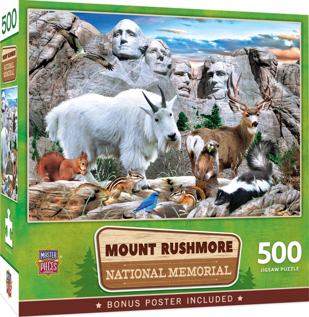 82217 National Parks Mount Rushmore Puzzle, 500 Piece