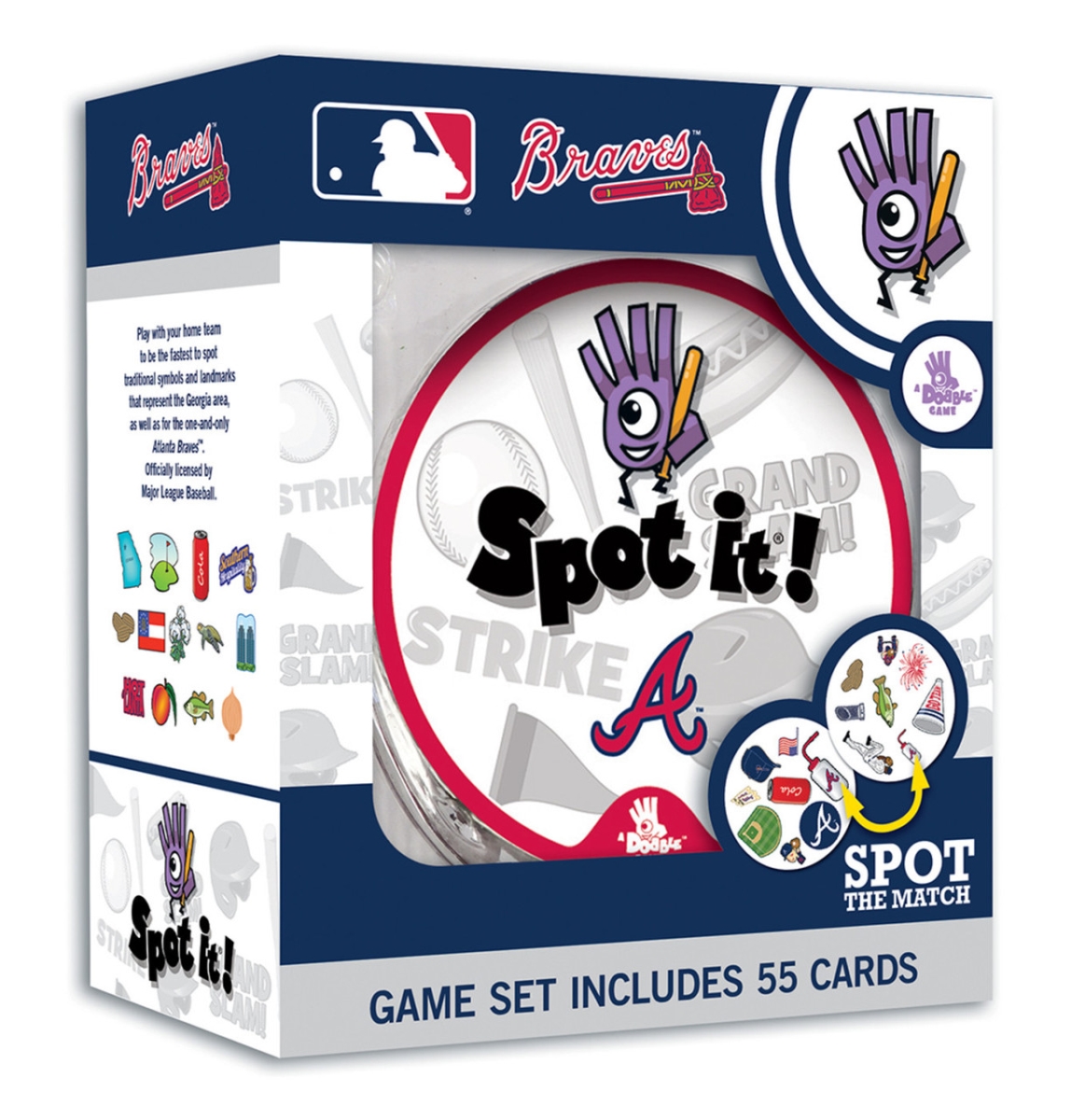 ATB3160 Atlanta Braves Spot It Card Game
