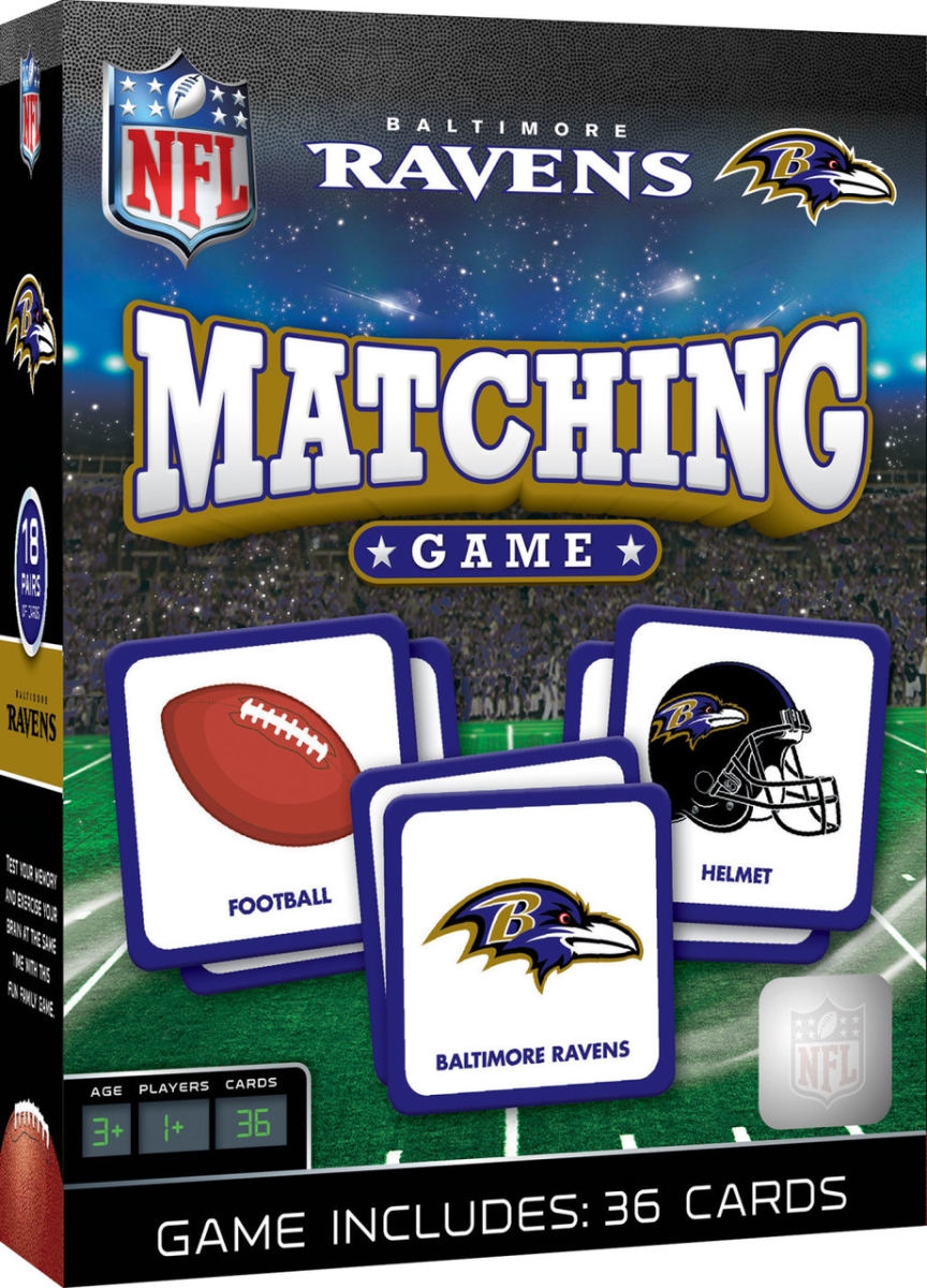 BAR3080 Baltimore Ravens Matching Game