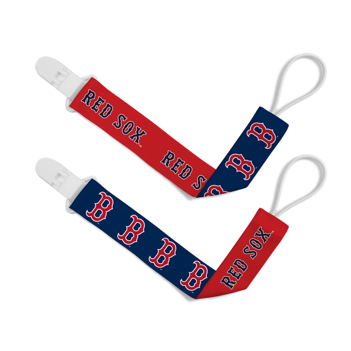 BRS2010 Boston Red Sox Pacifier Clips